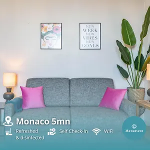  Appartamento Frontiere De Monaco - Balconnet Vue Mer - Ba